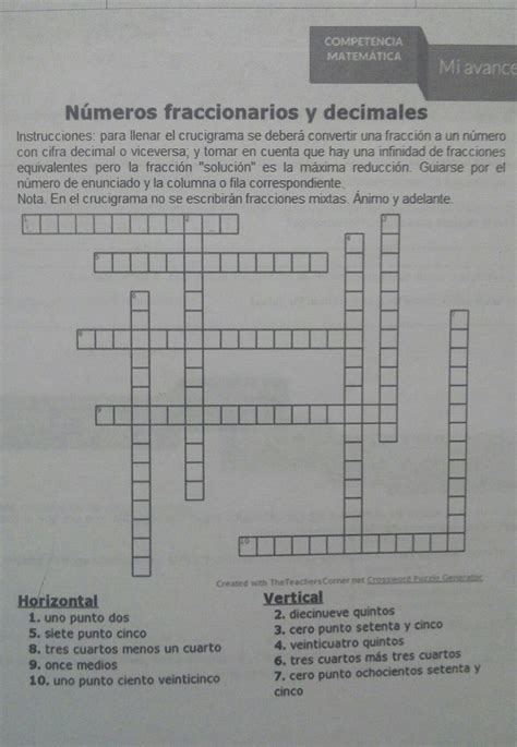 Crucigramas Matemáticos Para Secundaria Resueltos 31 Ideas De