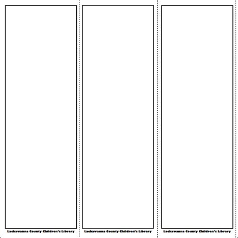 Free Editable Printable Bookmark Templates - Printable Templates