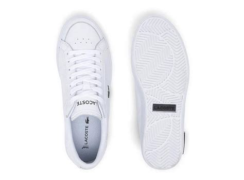 Ripley Zapatillas Mujer Lacoste Urbanas Blanco Powercourt Cuero