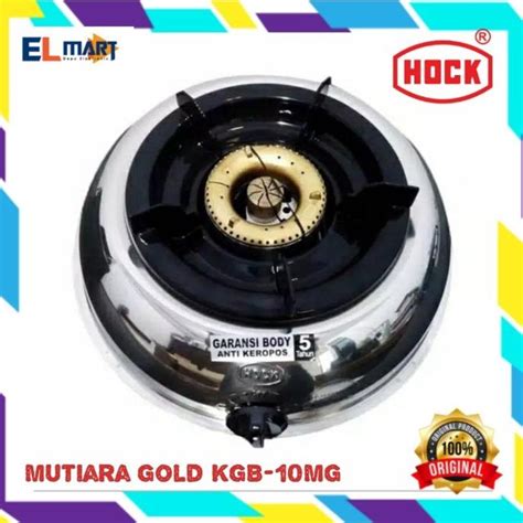 Jual Kompor Gas Stainless Tungku Hock Mutiara Gold Mg Kgb Mg