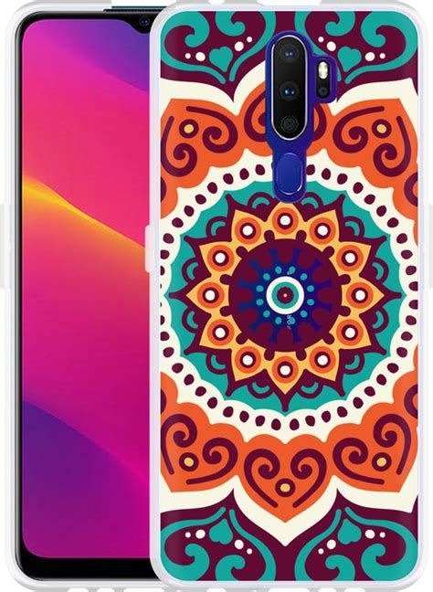 Oppo A Hoesje Retro Mandala Designed By Cazy Bol