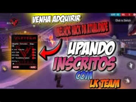 Live De Hack Ao Vivo Upando Inscritos Free Fire Youtube