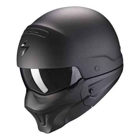 Kask Otwarty SCORPION EXO COMBAT EVO SOLID BLACK MATT Czarny Mat