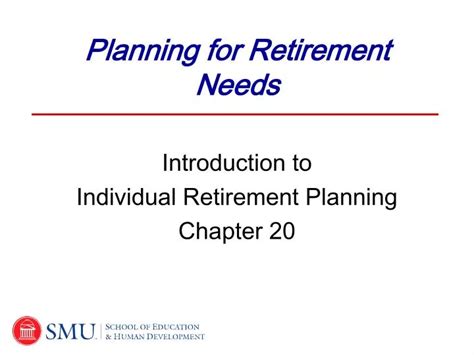 Ppt Planning For Retirement Needs Powerpoint Presentation Free Download Id2014255