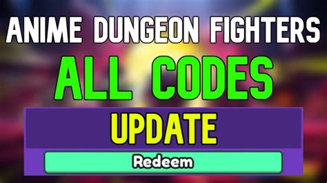 New Anime Dungeon Fighters Codes Roblox Anime Dungeon Fighters Codes