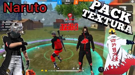 Los Mejores Oufits De Naruto En Free Fire Pack De Texturas De Ropa De