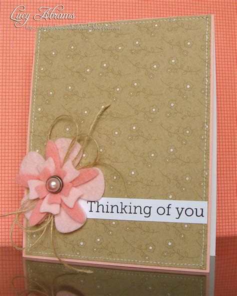 Lucy's Cards: Floral Thinking of You