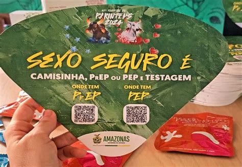 Em Parintins FVS RCP distribuiu mais de 9 5 mil preservativos e géis