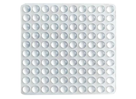 100pcs Drawer Rubber Bumpers Pads Clear Cabinet Door Dots Self Adhesive