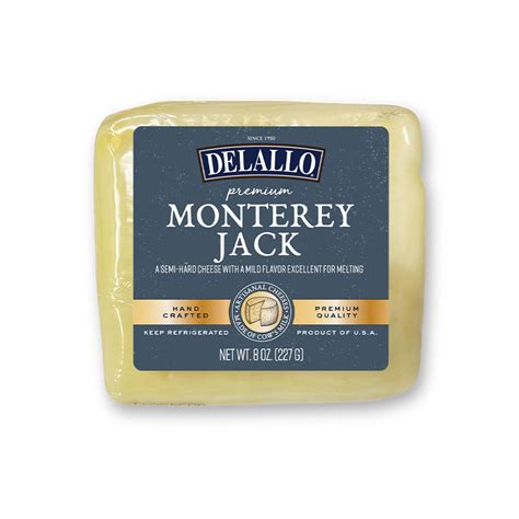 Monterey Jack Cheese Wedge | DeLallo