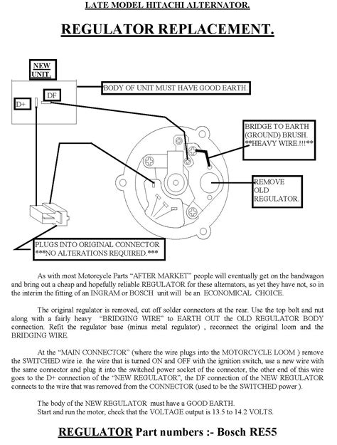 Regulator Fit Up To Hitachi Alternators Small Coil Rewinds