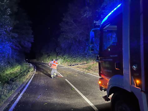 Sturmschäden im Gemeindegebiet 12 Juli 2023 Freiwillige Feuerwehr