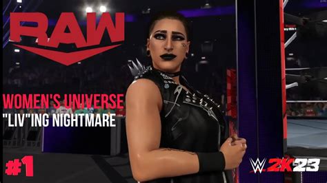 Wwe K Women S Universe Mode Liv Ing Nightmare Raw