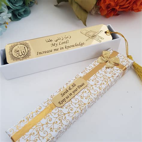 Custom Islamic Bookmark Quran Bookmark T Yaseen Bookmark Favor