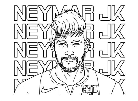 75 Desenhos Do Neymar Para Imprimir E Colorir Pintar Verloop Io