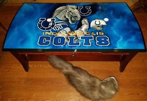 Custom Indianapolis Colts Coffee Table Indianapolis Colts Coffee