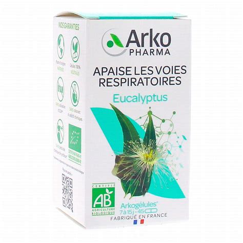 ARKOPHARMA Arkogélules Eucalyptus bio 45 gélules Pharmacie Prado Mermoz