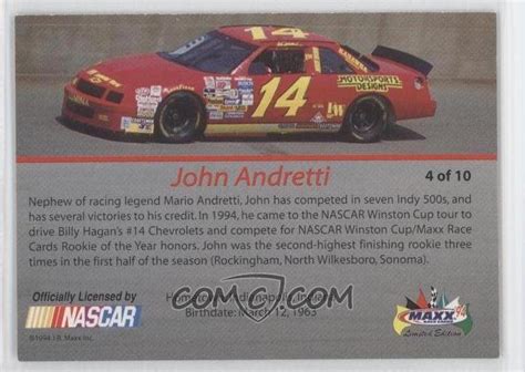 1994 Maxx - Autographs #4 - John Andretti