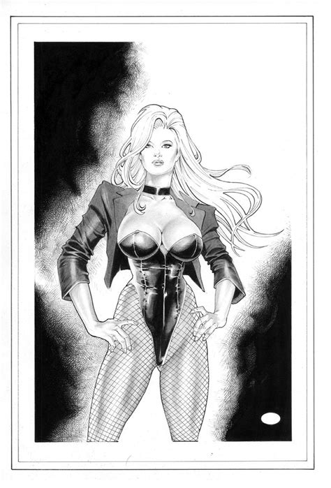 Black Canary Pinup By Michael Bair In Michael Bair S Sketches