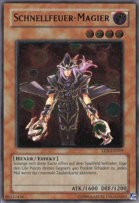 Recollectibles Sammelkarte Yugioh Karte Schnellfeuer Magier V 2