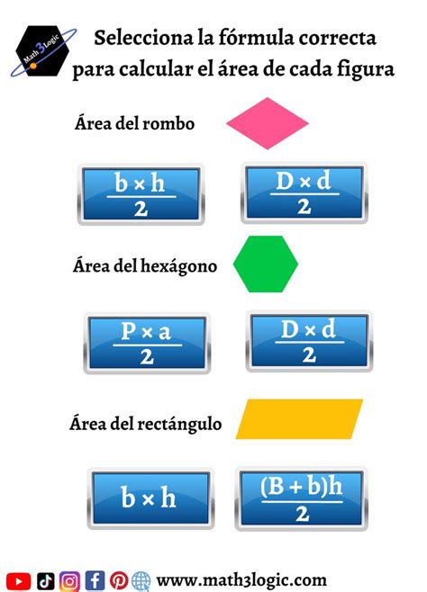 Área De Figuras Geométricas Fórmulas Y Ejemplos Aprende Y Practica