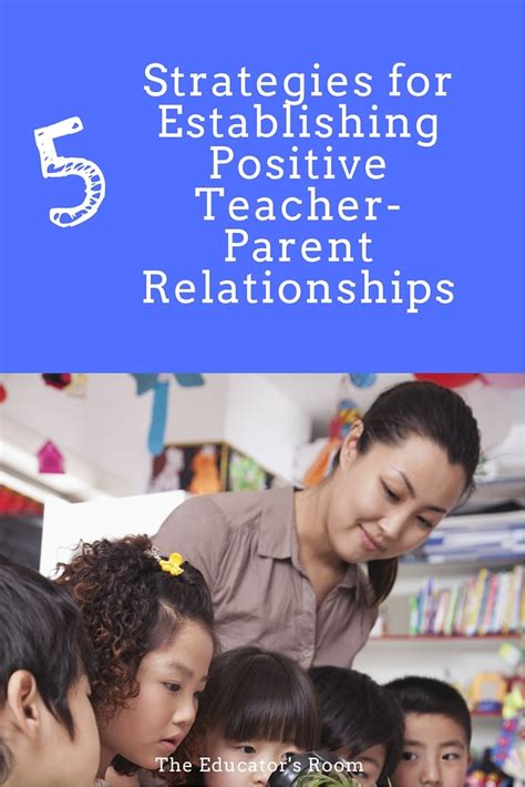 Strategies For Establishing Positive Teacher Parent Relationships