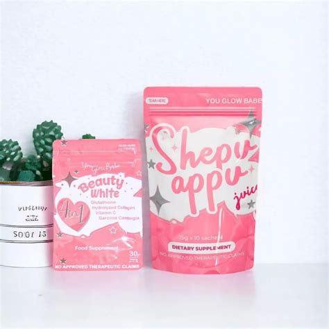 You Glow Babe Shepu Appu Juice Whitening And Slimming Drink Sachets