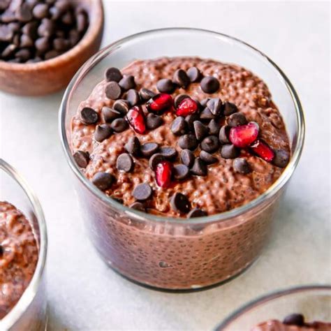 Chocolate Chia Seed Pudding ⋆ Light Dessert or Sweet Snack!