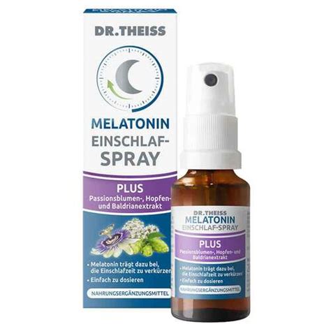 Dr Theiss Melatonin Einschlaf Spray Plus Ml Online Bei Pharmeo Kaufen