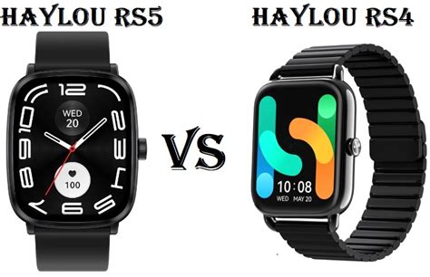 Haylou RS5 VS RS4 Plus SmartWatch What Is The Difference Chinese