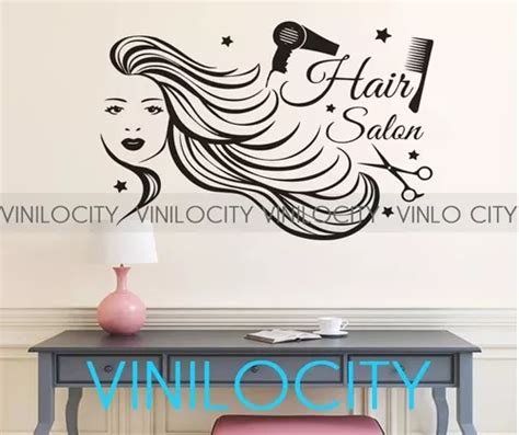 Vinil Decorativo Hair Salon Belleza Estetica