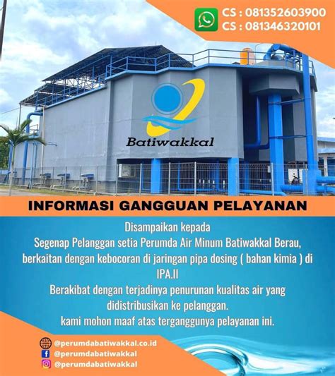 Perumda Air Minum Batiwakkal Kabupaten Berau Perumda Batiwakkal Berau