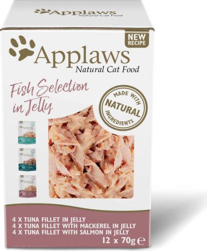 APPLAWS Selection Fisch in Gelee für ausgewachsene Katzen Multipack