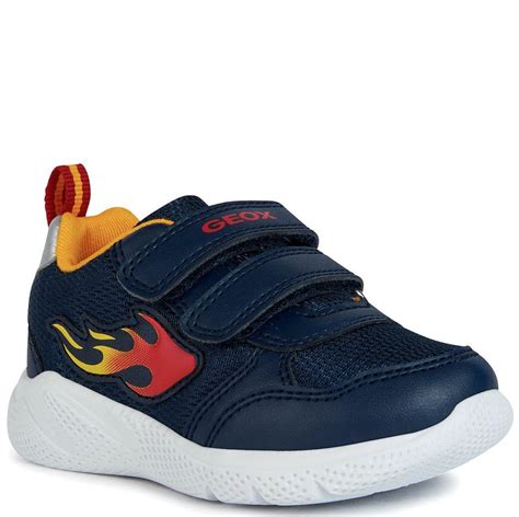 Geox Sneakersy Dla Ch Opca B Sprintye B C Navy Yellow Sportowe Buty