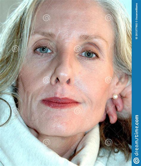 Mature Female Beauty Expressions Stock Photo Image Of Model Woman