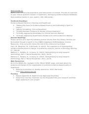 Clinical Area Population And Intervention Of Interest Docx DISCUSSION