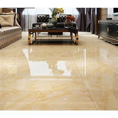 Gloss Ceramic Vitrified Floor Tile Thickness Mm Size