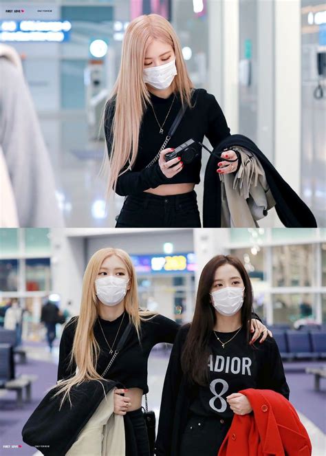 Pin By Jugu On Blackpink Rose Airport Style Marvel Fashion Fashion