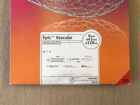 New Boston Scientific Epic Vascular Otw Self Expanding