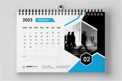 2023 Desk Calendar Templates By Pixelpick On Creativemarket In 2024