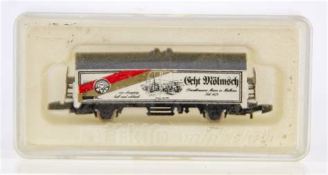 Rare Vintage Marklin Mini Club German Z Scale Scht Molmsch Beer