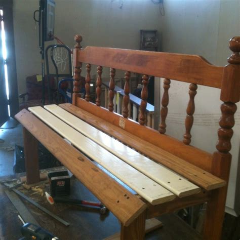 Headboard Repurposed Bed Frame Bench Frame Headboard Bed Frame