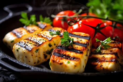 Gegrilde Groenten Met Halloumi