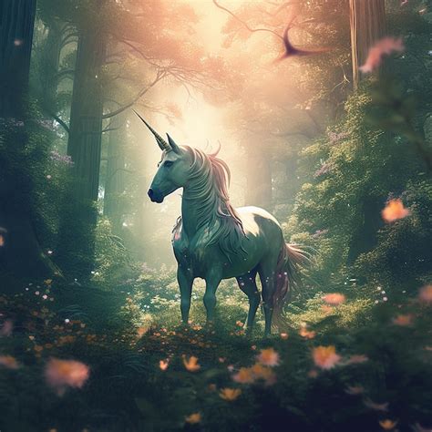 Premium Ai Image Magical Unicorn Full Of Colors And So Many Details