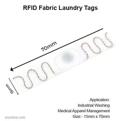 Uhf Rfid Fabric Laundry Tags For Clothing Tracking