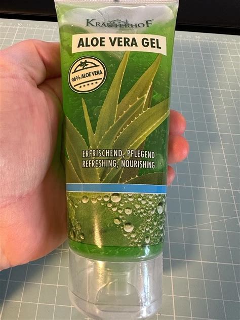 Kräuterhof Aloe Vera Gel 200ml strafft glättet pflegt Haut