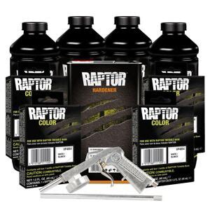 U POL 821 Raptor 4L Tintable Bed Liner Kit With 4854 White Tint Pouches