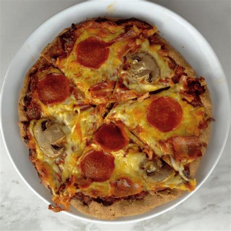 Keto Thick Crust Pizza Non Fathead Dough Recipe Rketomeals