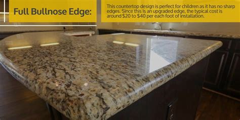 Bullnose Edge Vs Full Bullnose Edge Countertop Stonesense