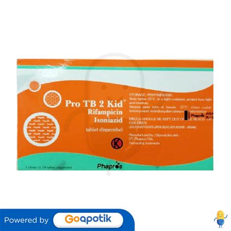 Pro Tb Kid Box Tablet Kegunaan Efek Samping Dosis Dan Aturan Pakai